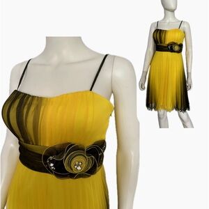 NWT TULLE SHORT DRESS SPAGHETTI-STRAP LINED TWO-TONE FORMAL SWEET16 PROM OUTFIT‎